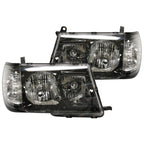2 x BLACK Altezza HeadLights LH+RH for Toyota Landcruiser (1998–2005)