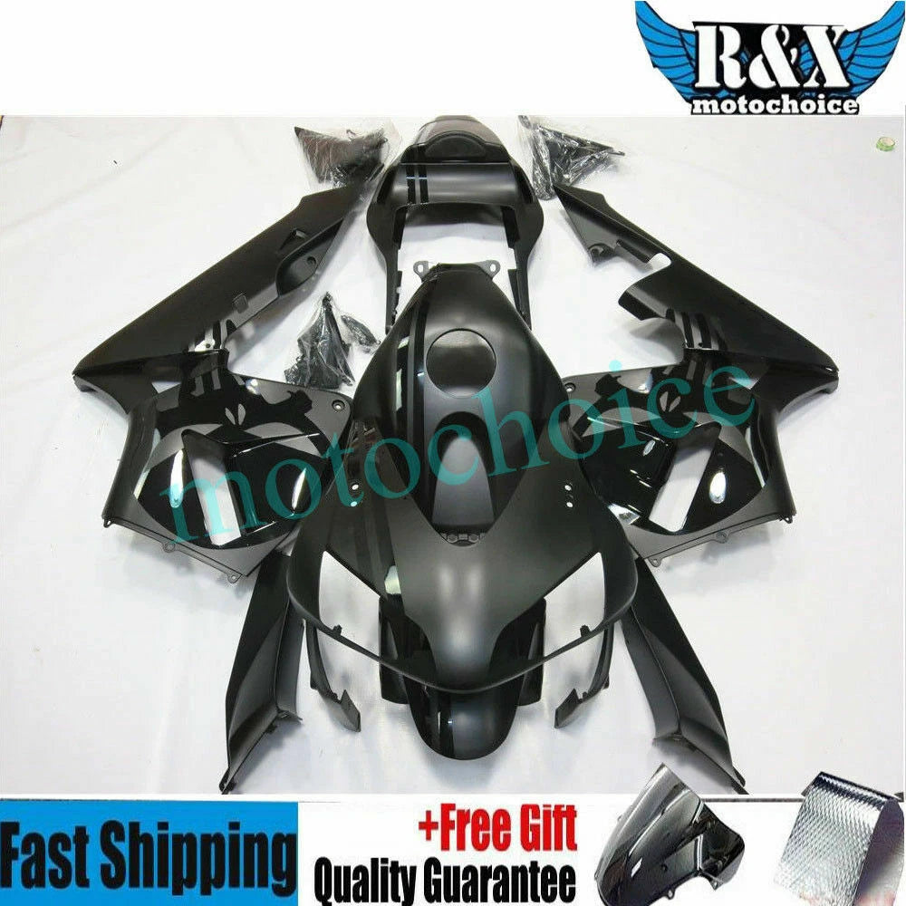 Black Fairing Kit for Honda CBR600RR (2003–2004)