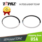 Set of 2 Chrome Headlight Trim Rings for Mini Cooper (2014–2024)