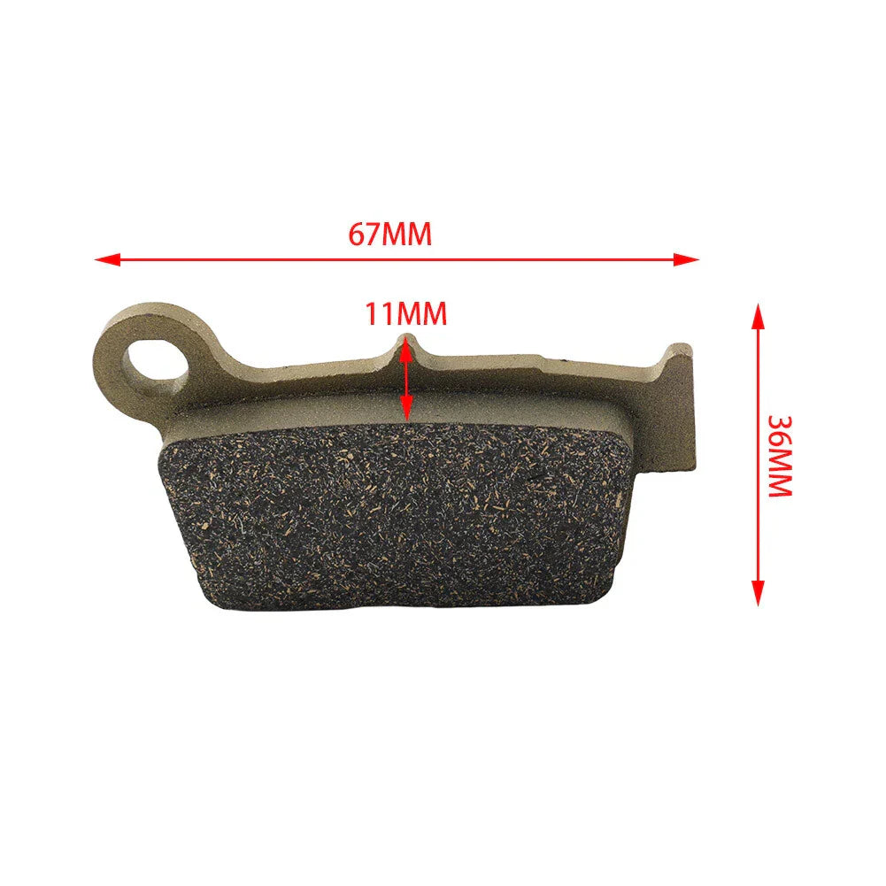 Rear Brake Pads for YAMAHA YZ125, YZ250, YZ450 (2003-2021)