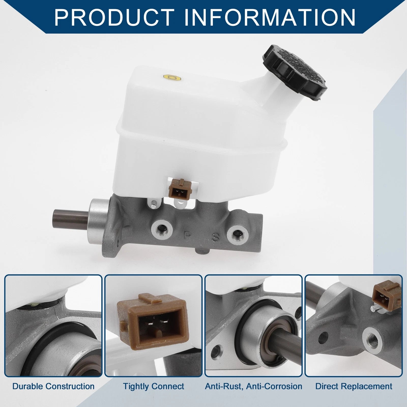Brake Master Cylinder with Reservoir No.5.85102E+105 for Kia Sportage (2004–2012)