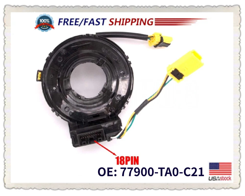 Steering Wheel Clock Spring for Honda Odyssey (2011–2017) 77900TA0C21