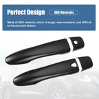 Set of 4 Door Handle Cover Trim for Nissan Rogue (2014–2019) Matte Black