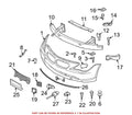 Front Tow Eye Cap for BMW (OEM 51117115705)