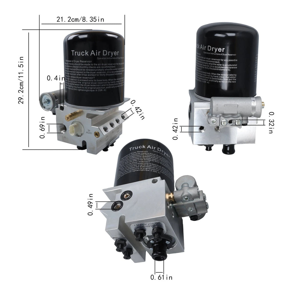 Air Dryer for Freightliner 060-K049086 (12V)
