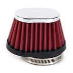 60mm Red Air Filter Pod for Dirt Bike ATV Quad Motorcycle (Fitment Specific)