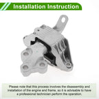 Engine Motor Mount & Transmission Mount for Chevrolet Cruze (2009–2016) 1.6T MT