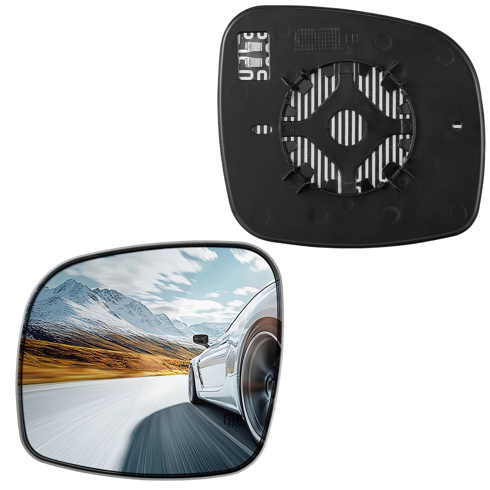 Heated Mirror Glass Left for Jeep Grand Cherokee (2005–2010)