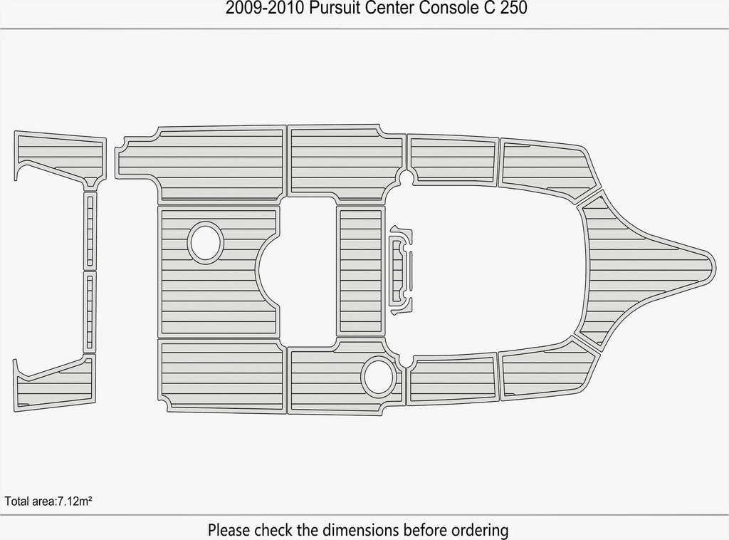 EVA Pad Floor Mat for Pursuit C 250 (2009)