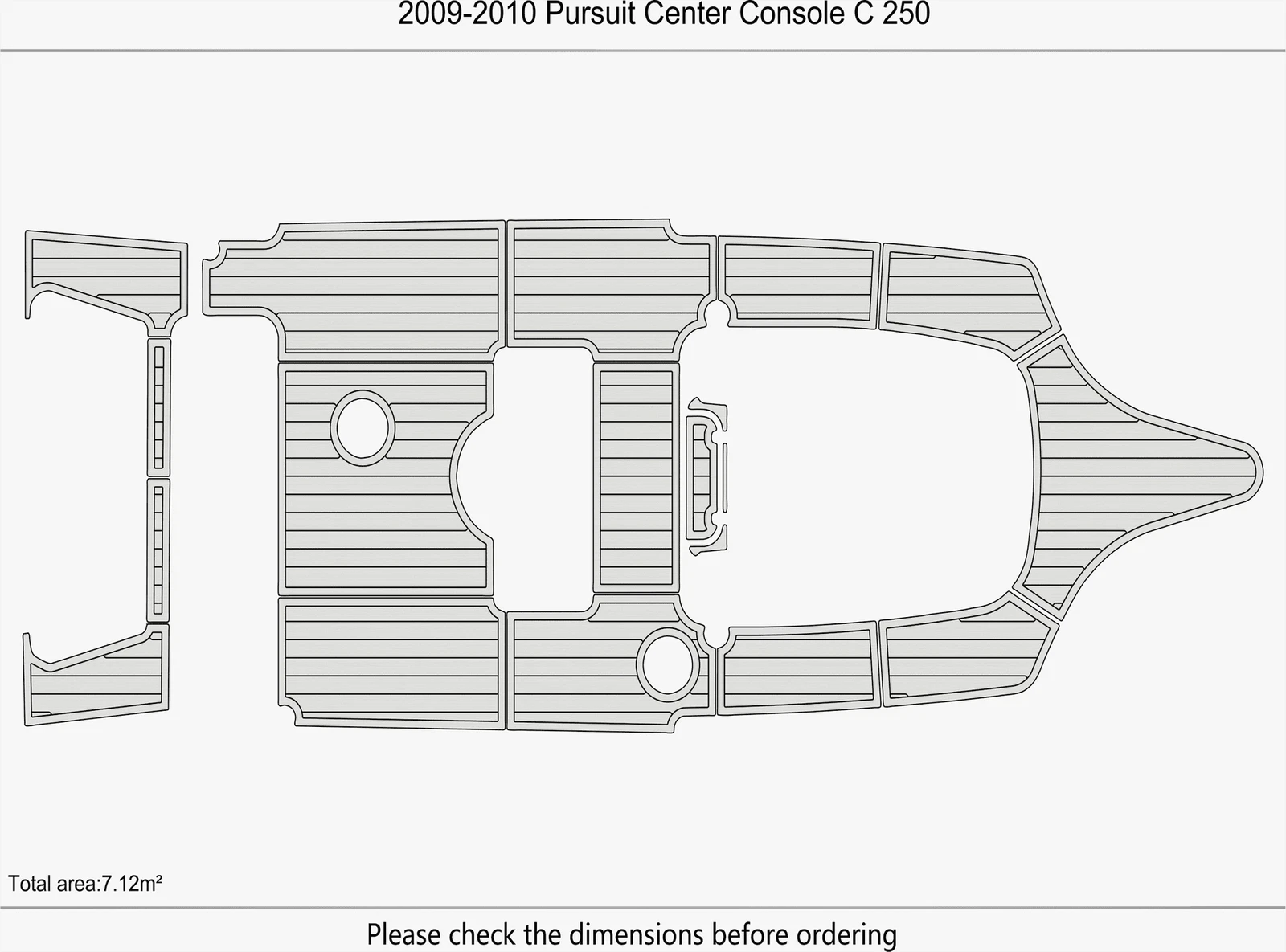 EVA Pad Floor Mat for Pursuit C 250 (2009)