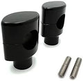 1 1/4in Hefty Handlebar Riser 2" Rise Black for DNA Paughco Springer Chopper Bob