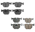 Akebono Euro Ceramic Brake Pad Kit for BMW E38 740i E39 M5 E53 X5 (1995–2006)