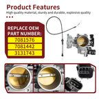 Throttle Body + Cable for Polaris Sportsman 550 Touring X2 (2012–2014) 3131743