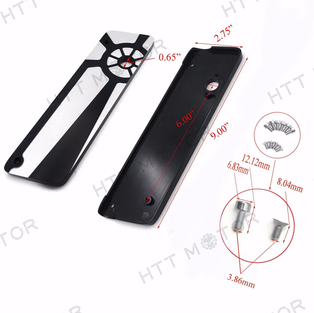 Gear Saddlebag Latch Cover Set for Harley FLTR Road Glide (1998–2009)