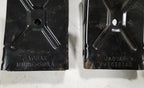 Set of 2 Spare Jack Wheel Chocks for Jaguar XJ6 XJ12 (1995–1997) MNA6360AA MMB6380AA