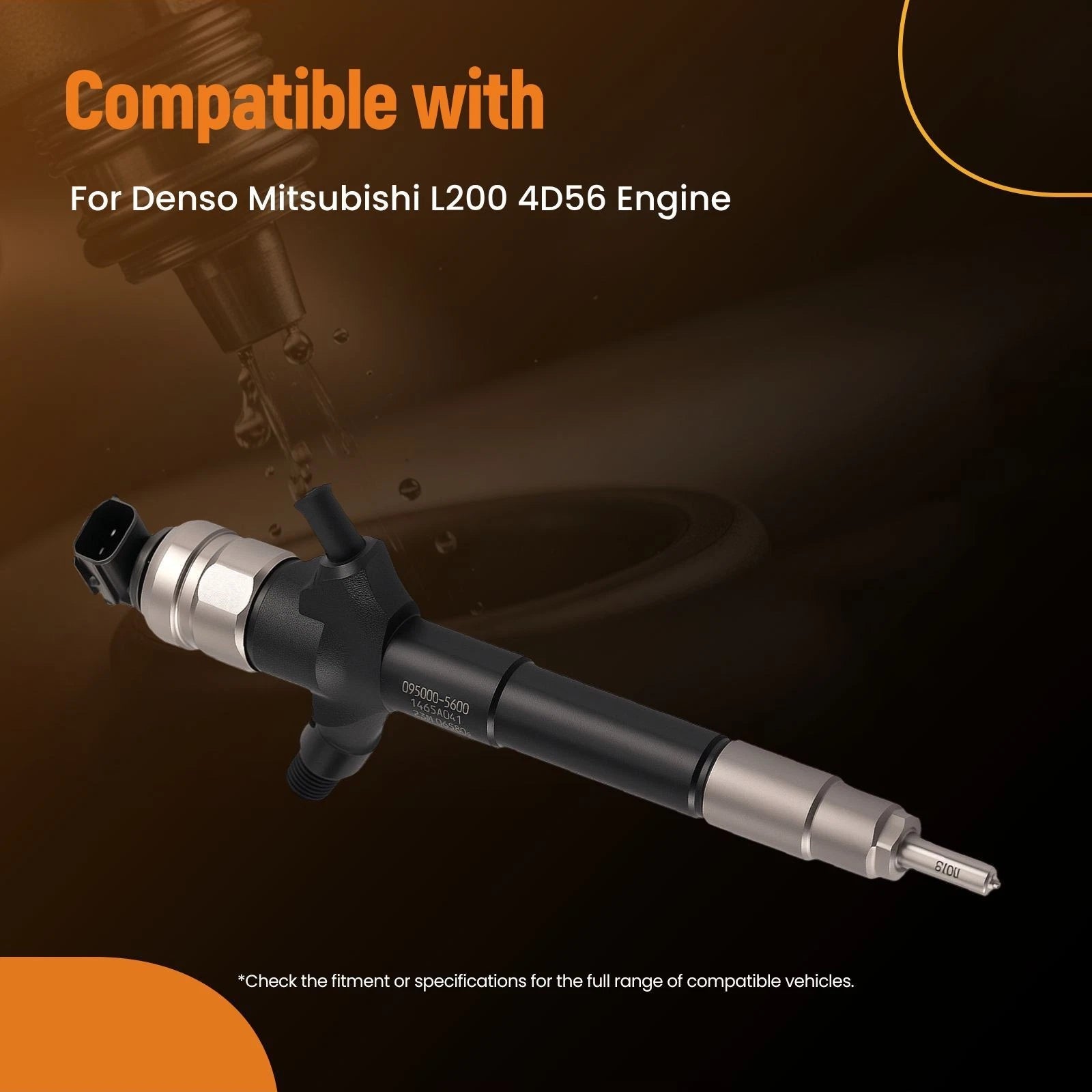 Complete Fuel Injector Set for Mitsubishi L200 (4D56) (1996–2006) 095000-5600