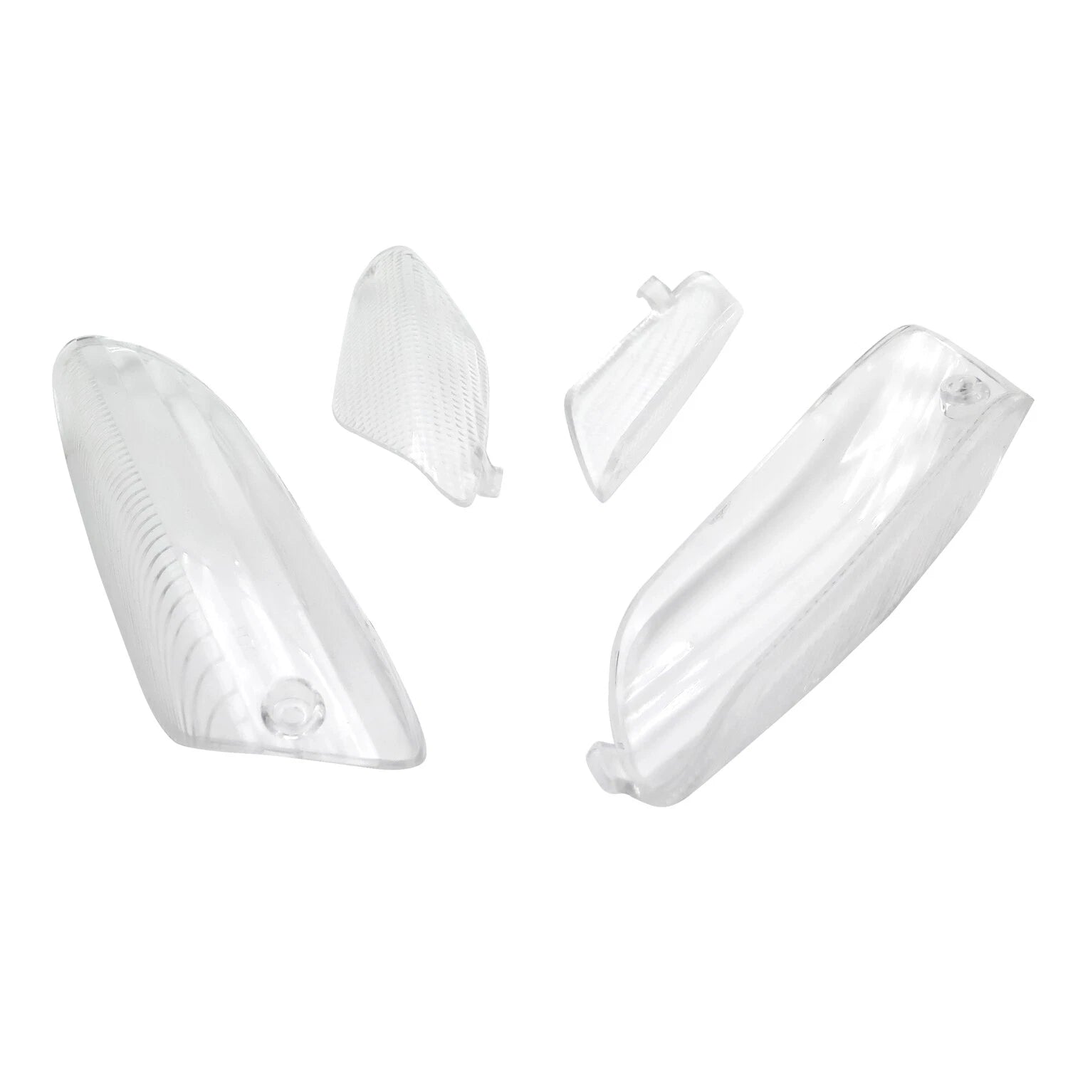 Set of 4 LED Tail Brake Light Lenses for Aprilia RSV1000 RSV4R (2004–2008)
