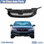 Glossy Black Honeycomb Grille for Honda Accord Sedan (2016–2017)