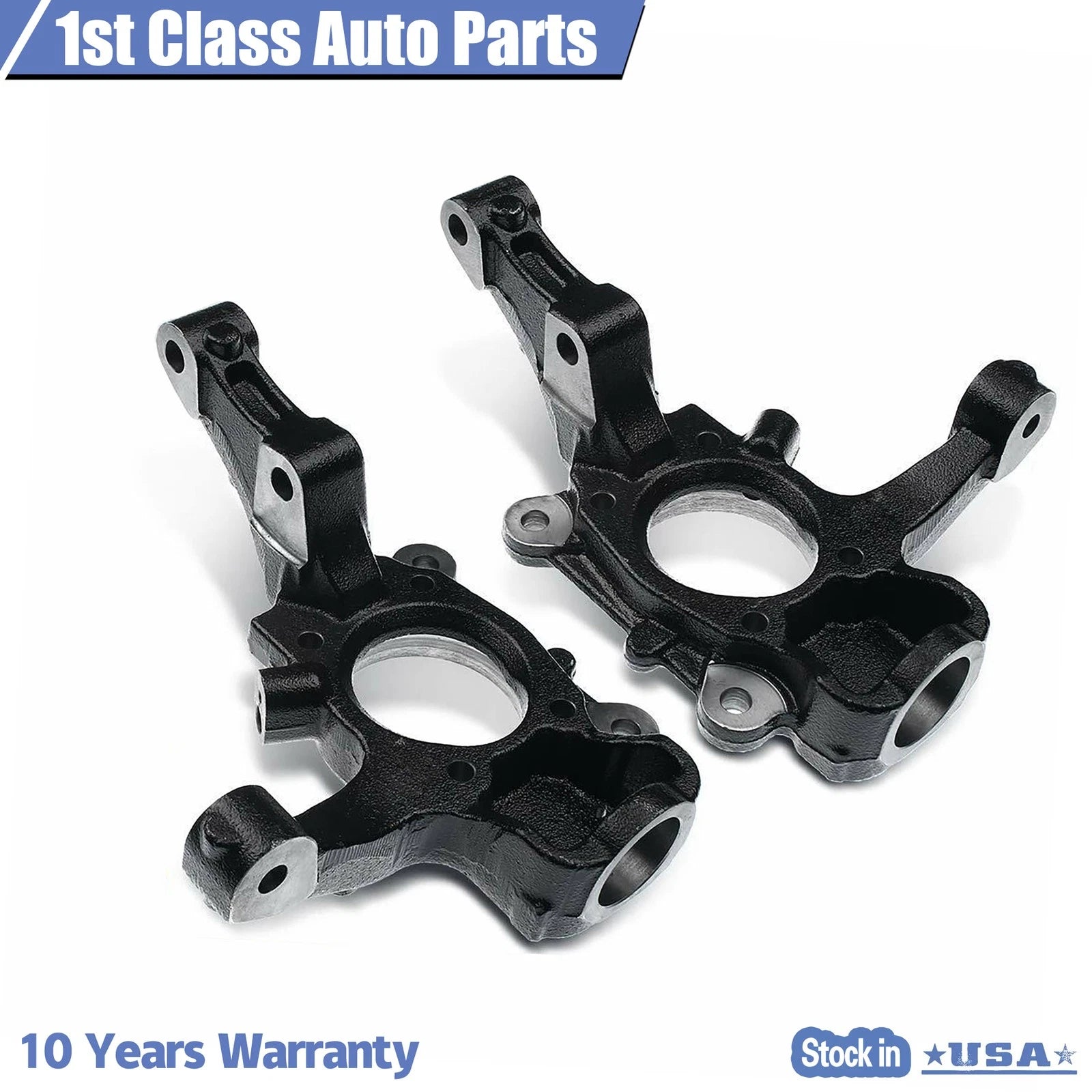 Front Left & Right Steering Knuckles for Chrysler Sebring, Dodge Avenger (2007-2014)