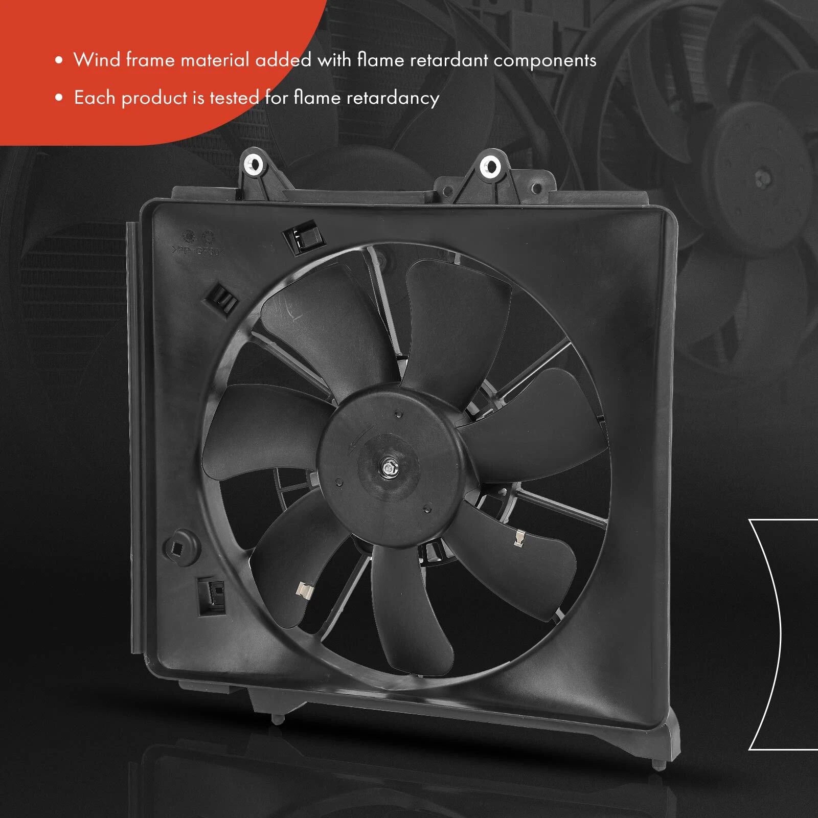 Cooling Fan Assembly with Shroud for Honda Fit (2009–2014)