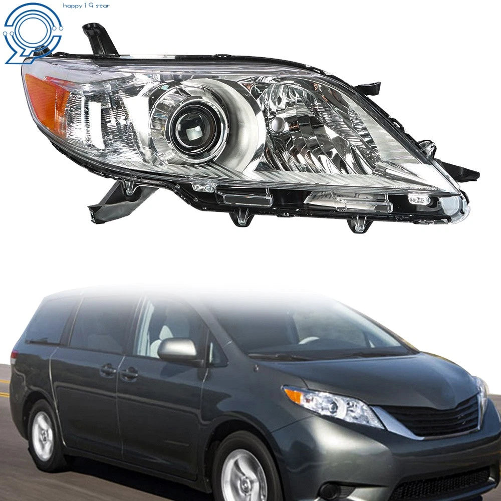 Right Side Headlight Assembly for Toyota Sienna (2011-2020)