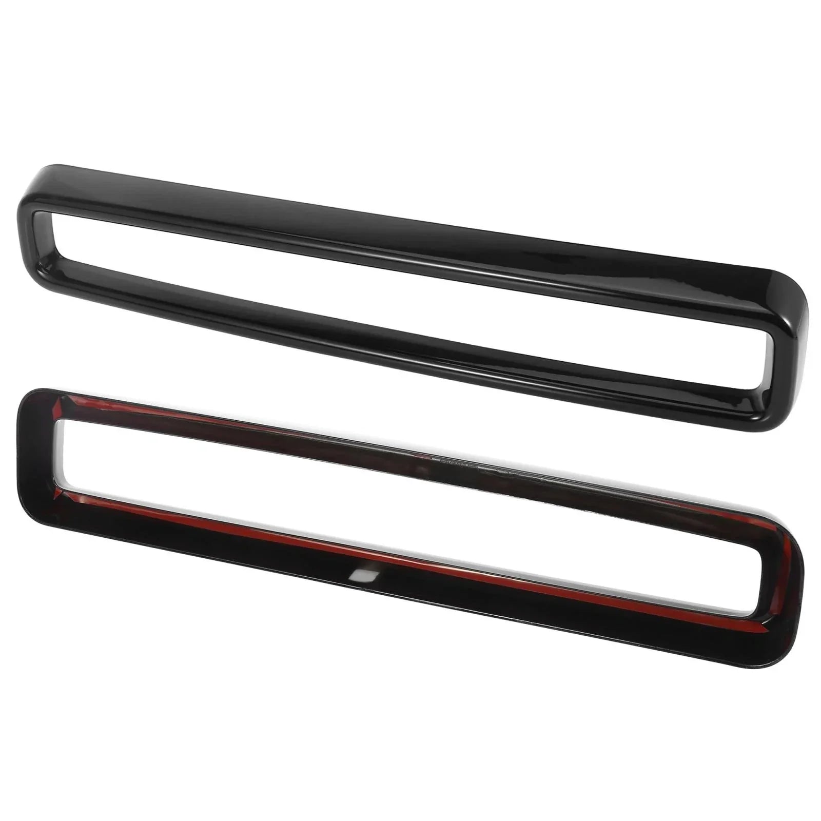Black Front Grill Grille Inserts Cover Trim for Dodge Challenger (2015-2020)