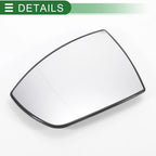 Left Side Heated White Mirror Glass for Ford EcoSport (2013–2023)
