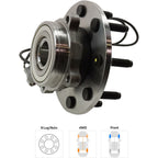 Wheel Hubs for Dodge Ram 2500 (2000–2002) Front Left Right 8 Lug 4WD