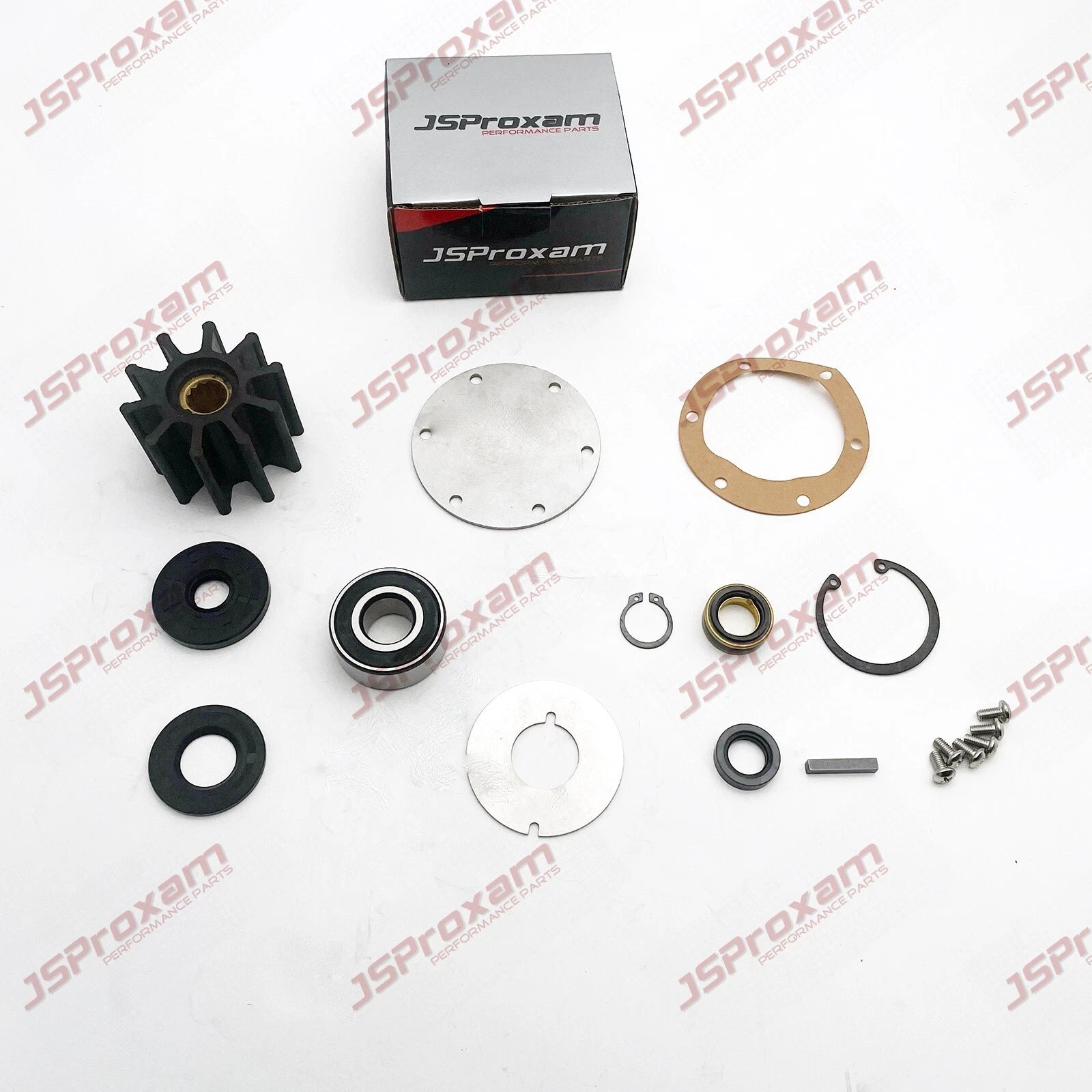 Water Pump Major Repair Kit for Jabsco 777-9001, Detroit Diesel 8.2, CAT 3208
