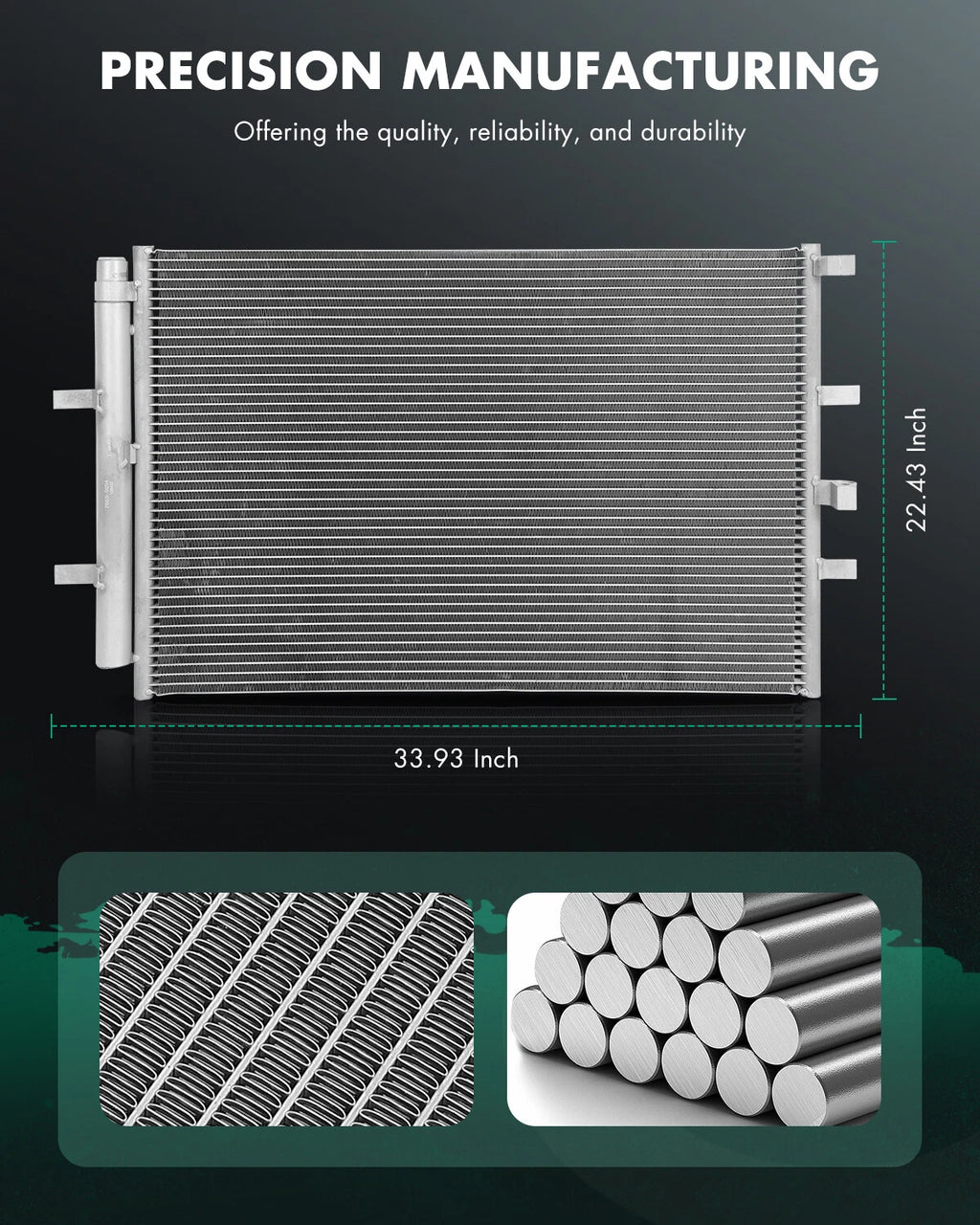Aluminum Condenser for Ford Transit-150 Transit-250 Transit-350 (2020)