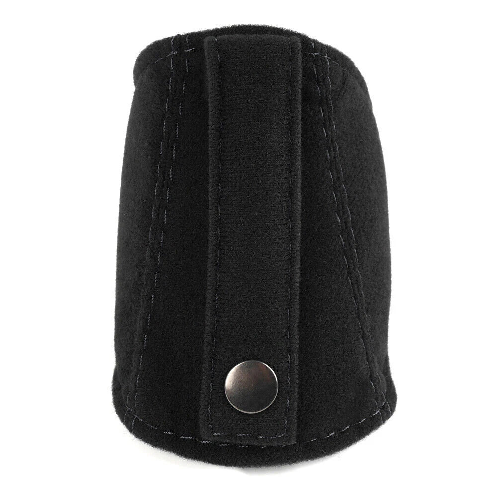 Suede Leather Bucket Seatbelt Guide for Universal Fit