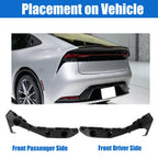 1 Pair Front Bumper Cover Support Rail for Toyota Prius (2010–2015)