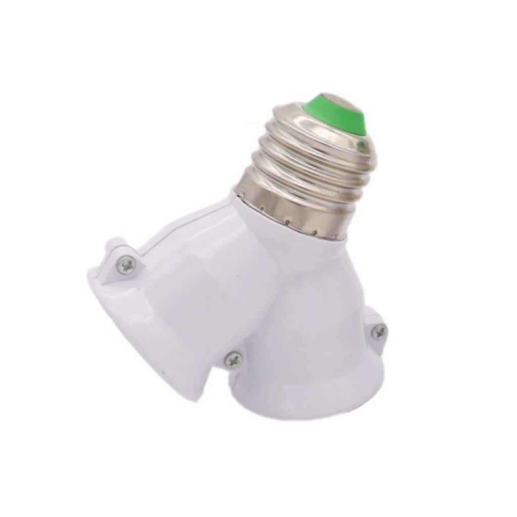 E27 Dual Output Lamp Holder Splitter Adapter for Standard Bulbs (220V)
