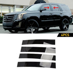 Set of 4 Gloss Black Pillar Post Trim for Cadillac Escalade (2007–2014)