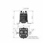 12V Solenoid Valve for ATV Utility Vehicle Snowmobile Golf Cart