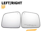 Pair Mirror Glass w/ Back Heated for Dodge Durango, Jeep 