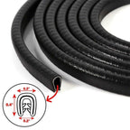 16Ft Rubber Shape Seal Car Door Edge Guard Molding Trim Protectors for