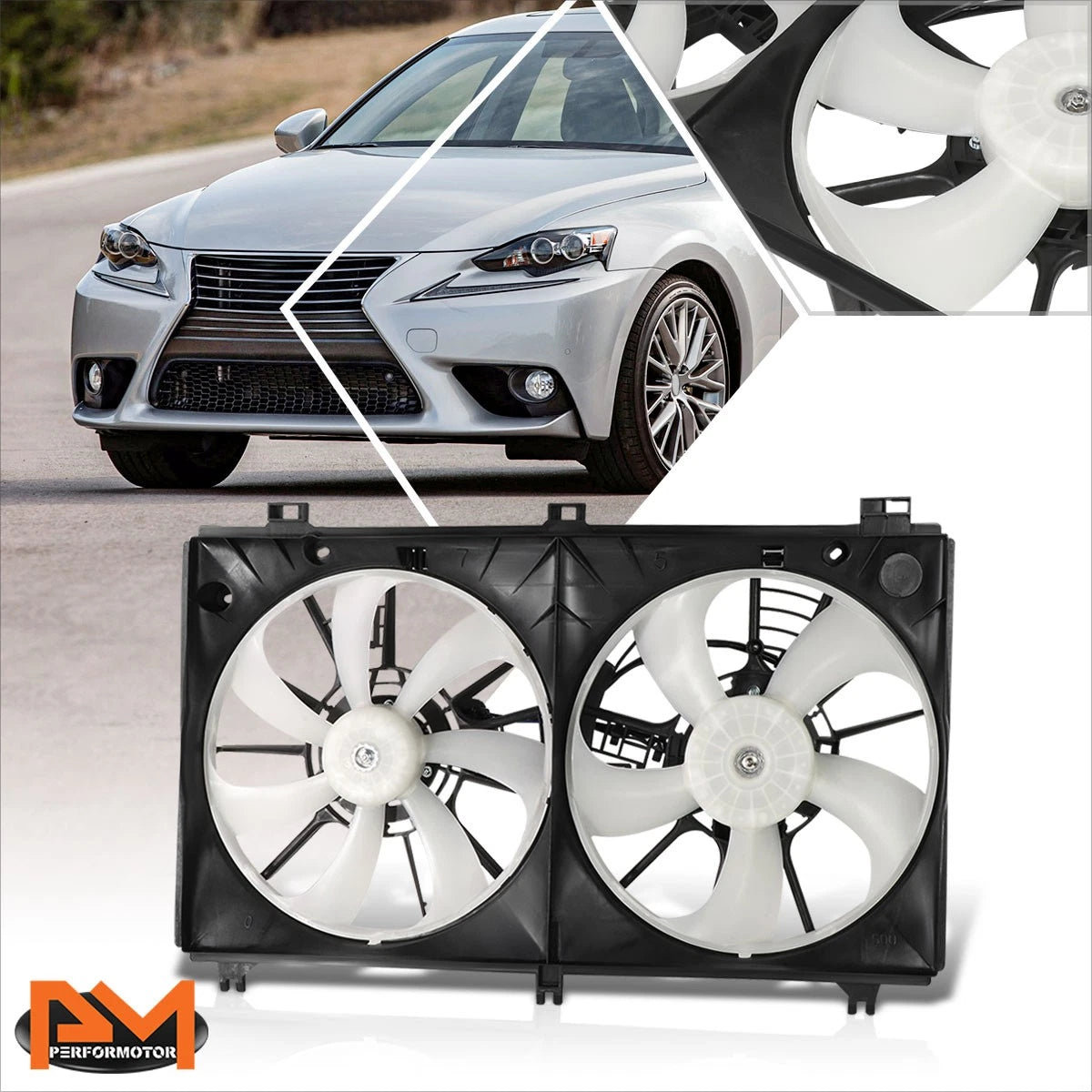Radiator Cooling Fan Assembly for Lexus IS250 (2014–2015)