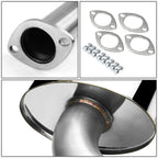 Dual 4" Rolled Muffler Tip for Nissan Maxima (2004–2008) - Stainless Racing Catback