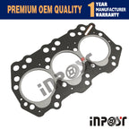 Head Gasket for Mitsubishi S3Q S3Q2 Engine Caterpillar 303.5C 303C (Graphite)