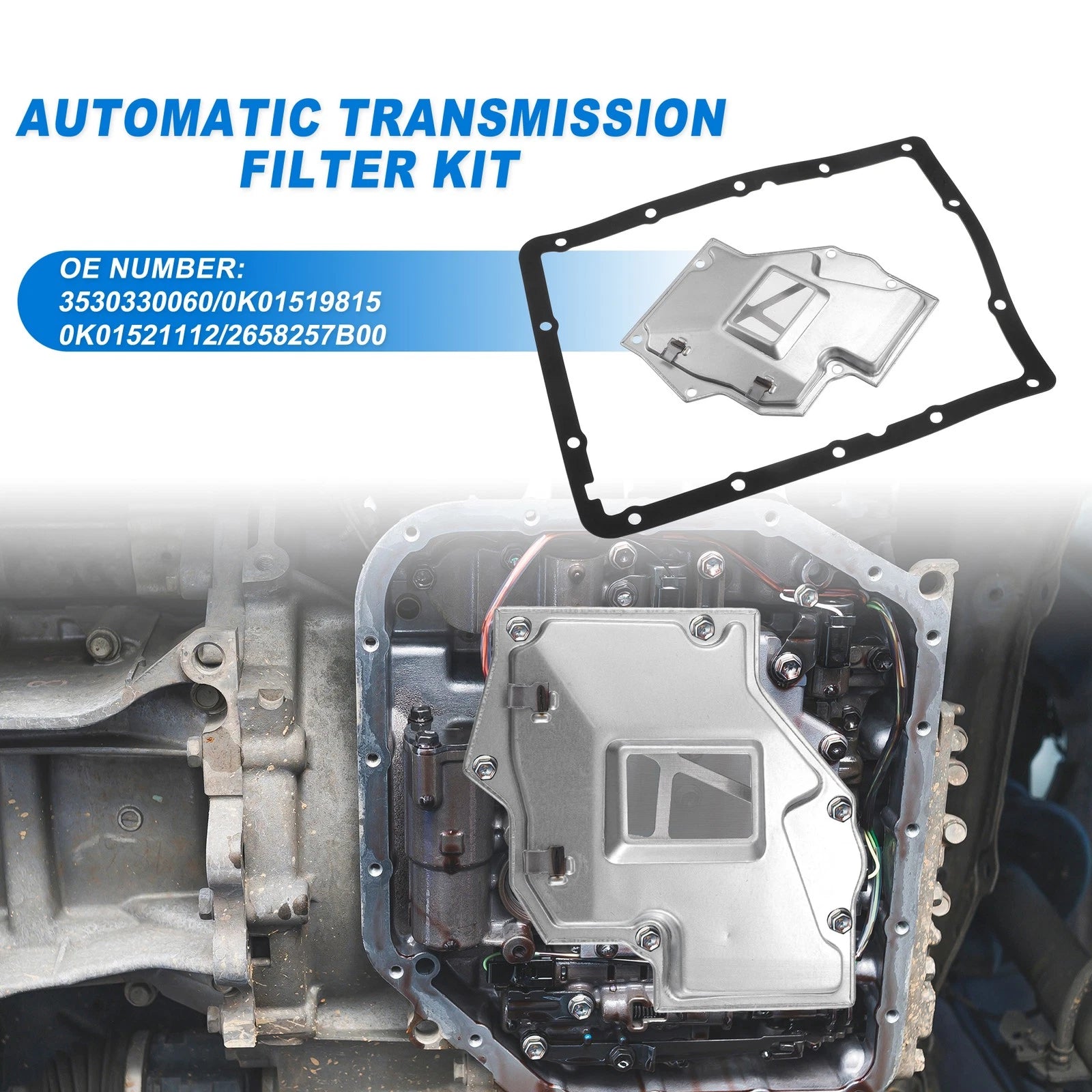 A43DE Transmission Filter Oil Pan Gasket Kit for Chevrolet (No. 3530330060)