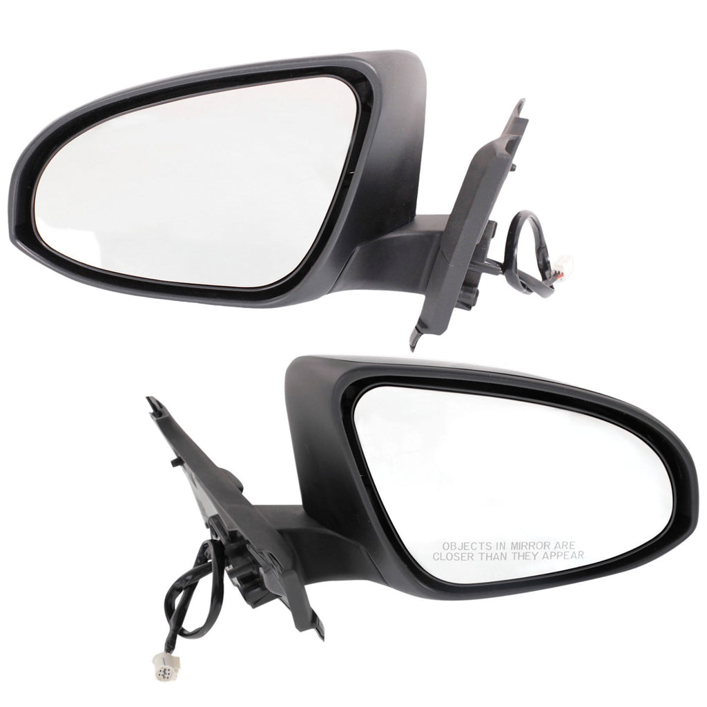 Set of 2 Heated Mirrors for Toyota Yaris (2015–2019)