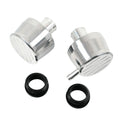 Aluminum Ball Milled Valve Cover Breather w/ Grommet for SBC BBC SBF BBF
