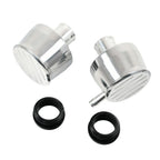 Aluminum Ball Milled Valve Cover Breather w/ Grommet for SBC BBC SBF BBF