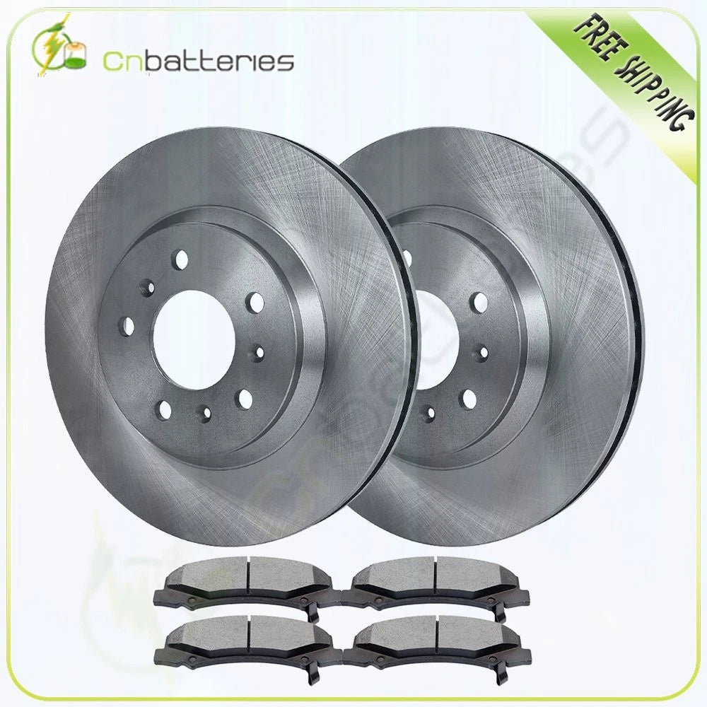 Front Brake Pads and Rotors for Chevrolet Impala (2006–2011) 3.9L 5.3L