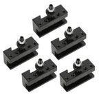 Set of 5 Quick Change Turning & Facing Lathe Tool Post Holder OXA 250-001