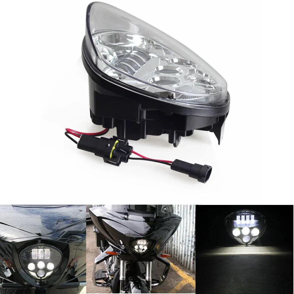 1 x LED Headlight HI/LO Beam 100W for Victory Cross Country/Roads (2010-2017)