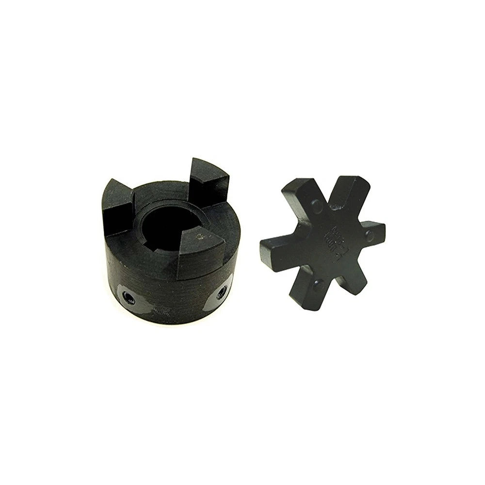 Set of 3 L095 1/2 X 1/2 Flexible L-Jaw Couplings with Buna-N Rubber Spider