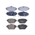 Set of 4 Hella Low-Met Disc Brake Pads for Mercedes W213 E300 4Matic (2018–2019)