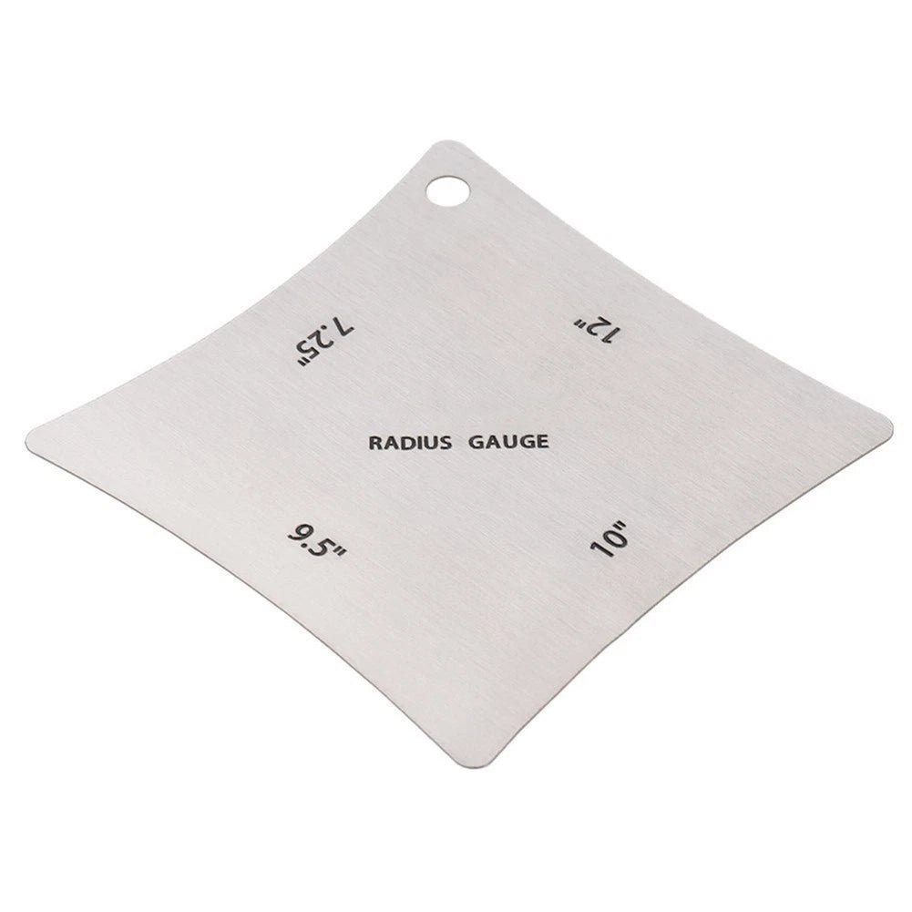 Set of 2 Guitar Fretboard Radius Gauges Measuring Tool